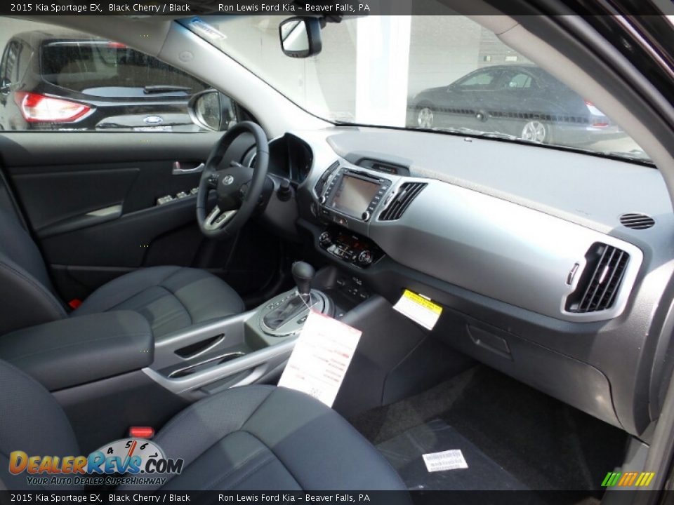2015 Kia Sportage EX Black Cherry / Black Photo #2