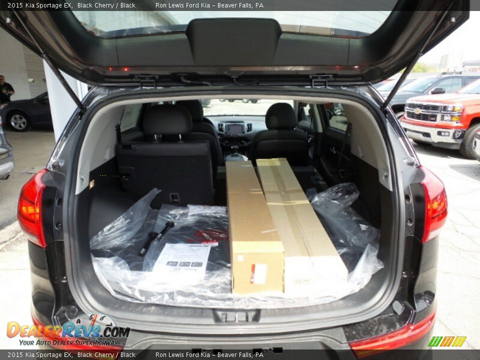 2015 Kia Sportage EX Black Cherry / Black Photo #5