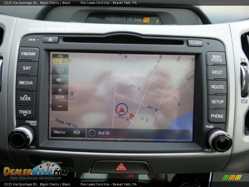 2015 Kia Sportage EX Black Cherry / Black Photo #18