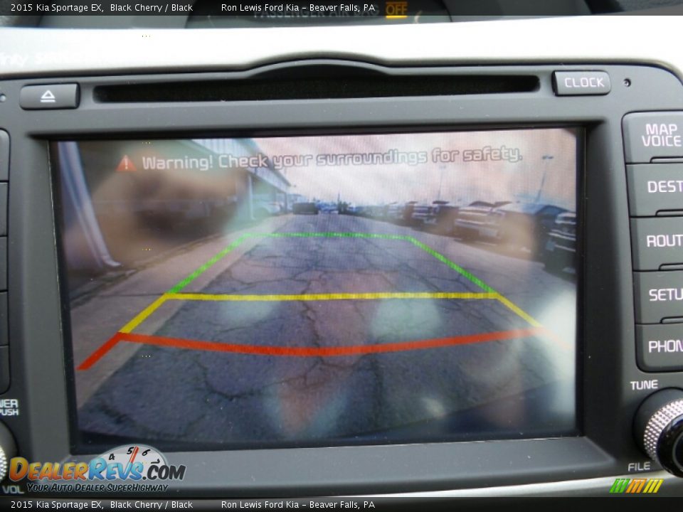 2015 Kia Sportage EX Black Cherry / Black Photo #19
