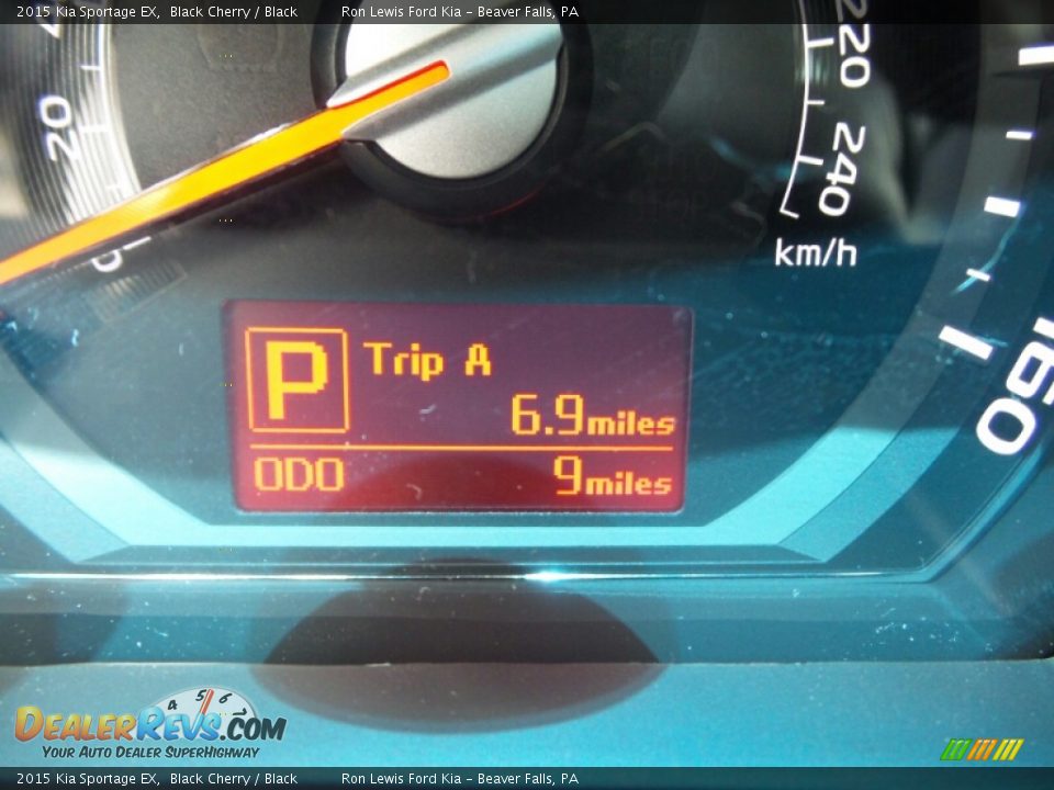 2015 Kia Sportage EX Black Cherry / Black Photo #20