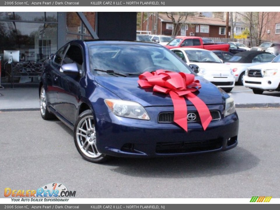 2006 Scion tC Azure Pearl / Dark Charcoal Photo #1