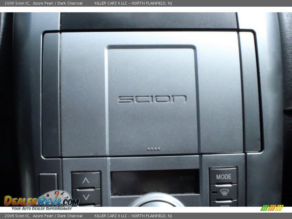 2006 Scion tC Azure Pearl / Dark Charcoal Photo #15