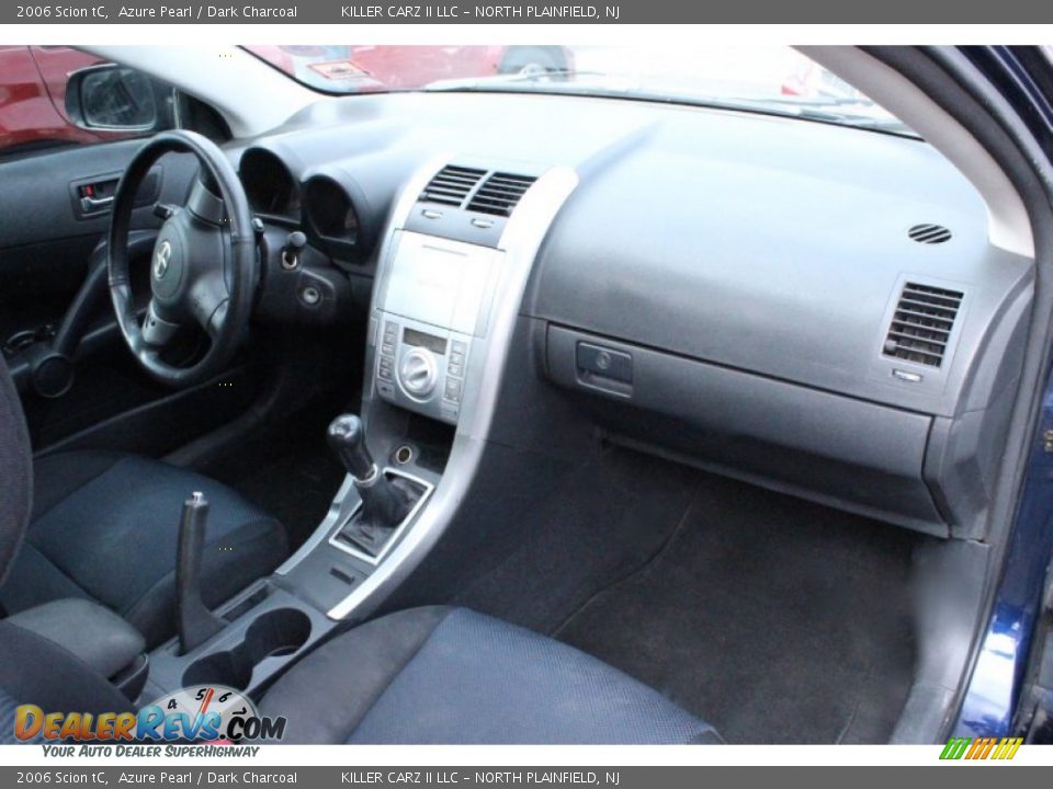 2006 Scion tC Azure Pearl / Dark Charcoal Photo #18