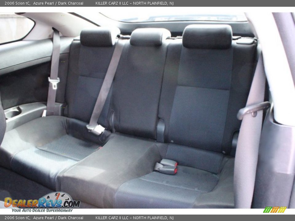 2006 Scion tC Azure Pearl / Dark Charcoal Photo #20