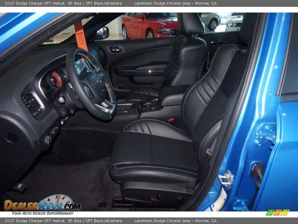 SRT Black/Alcantara Interior - 2015 Dodge Charger SRT Hellcat Photo #6