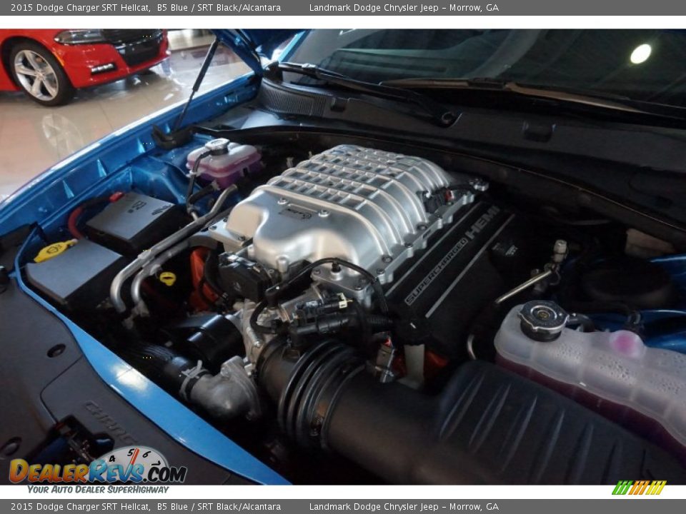 2015 Dodge Charger SRT Hellcat 6.2 Liter Supercharged HEMI SRT Hellcat OHV 16-Valve VVT V8 Engine Photo #9