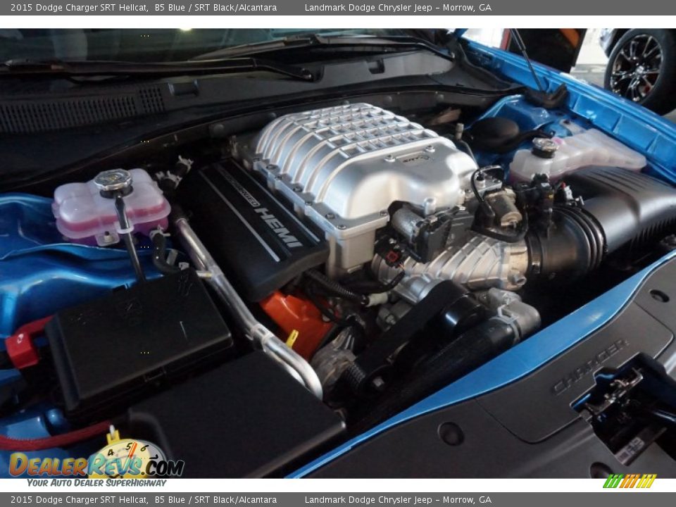 2015 Dodge Charger SRT Hellcat 6.2 Liter Supercharged HEMI SRT Hellcat OHV 16-Valve VVT V8 Engine Photo #10