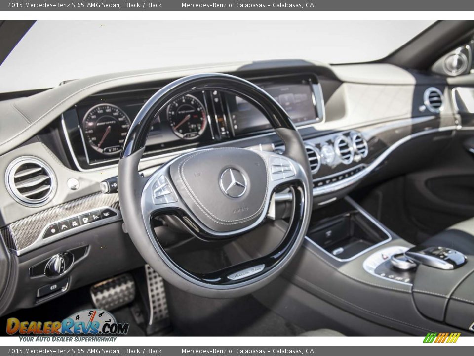 Dashboard of 2015 Mercedes-Benz S 65 AMG Sedan Photo #5