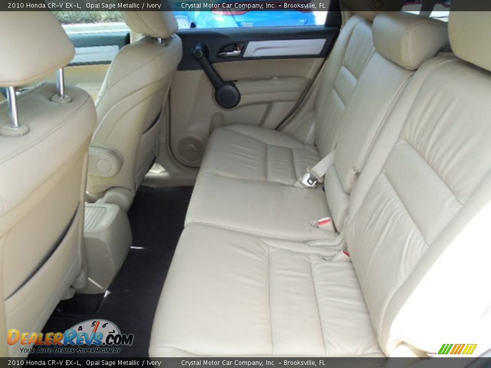 2010 Honda CR-V EX-L Opal Sage Metallic / Ivory Photo #5