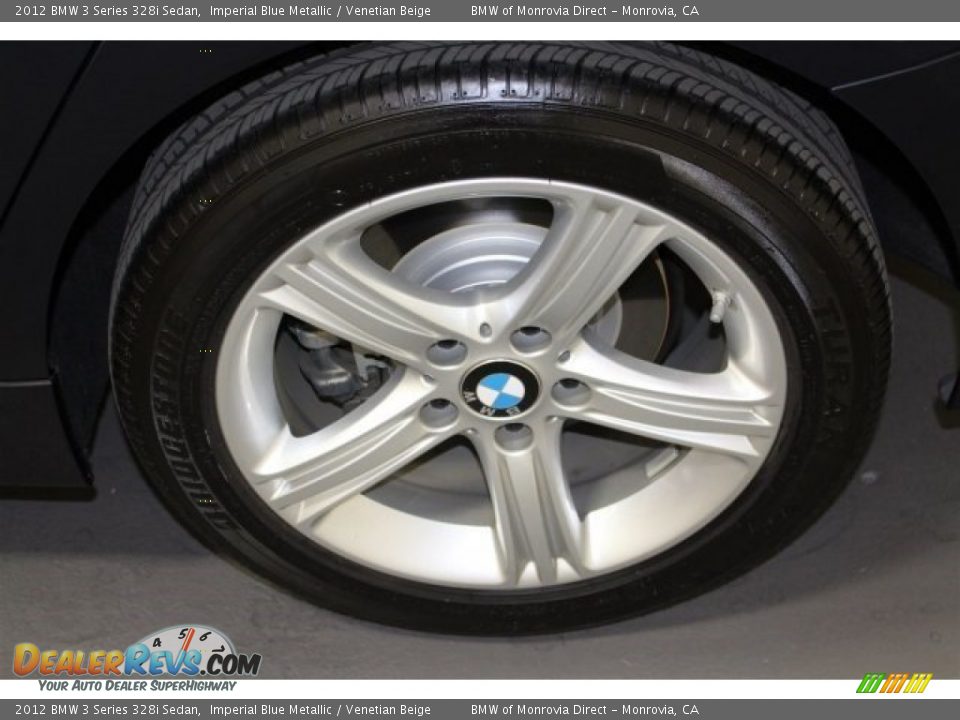 2012 BMW 3 Series 328i Sedan Imperial Blue Metallic / Venetian Beige Photo #20