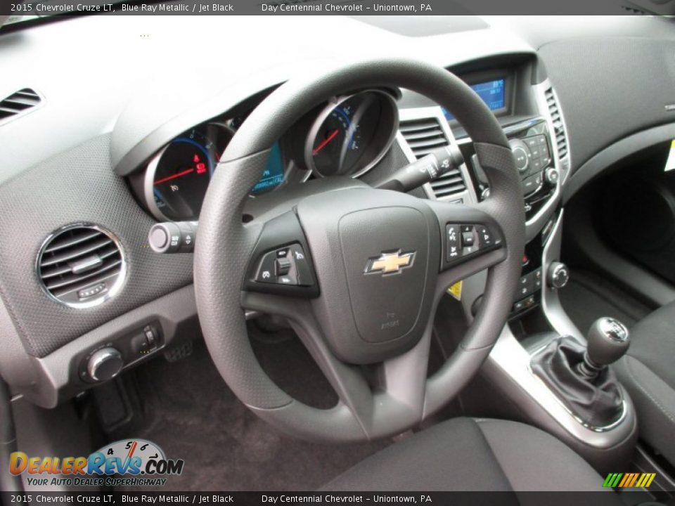 2015 Chevrolet Cruze LT Blue Ray Metallic / Jet Black Photo #14