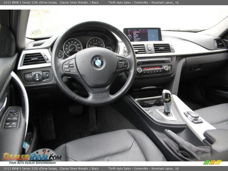 2013 BMW 3 Series 328i xDrive Sedan Glacier Silver Metallic / Black Photo #29