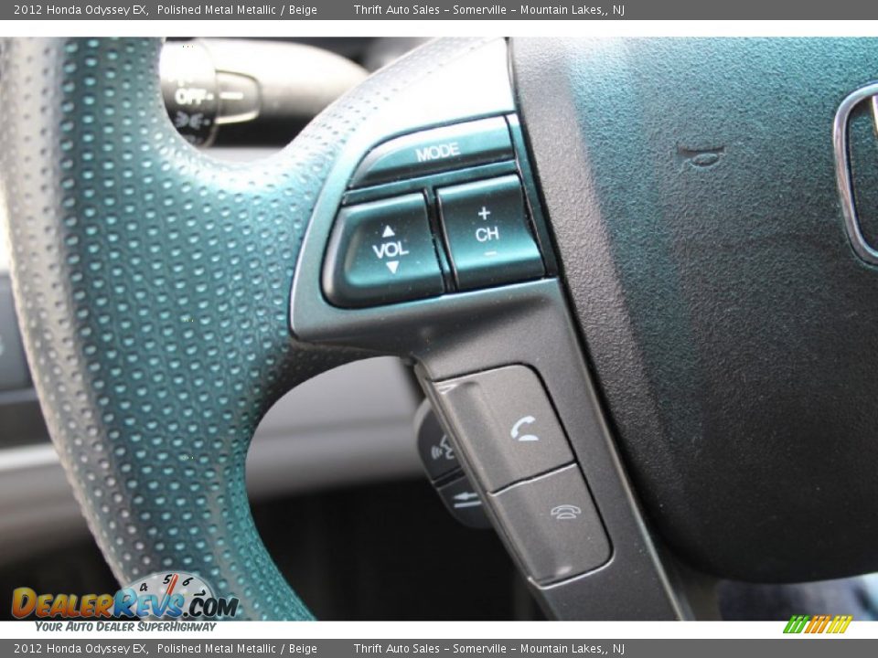 2012 Honda Odyssey EX Polished Metal Metallic / Beige Photo #24