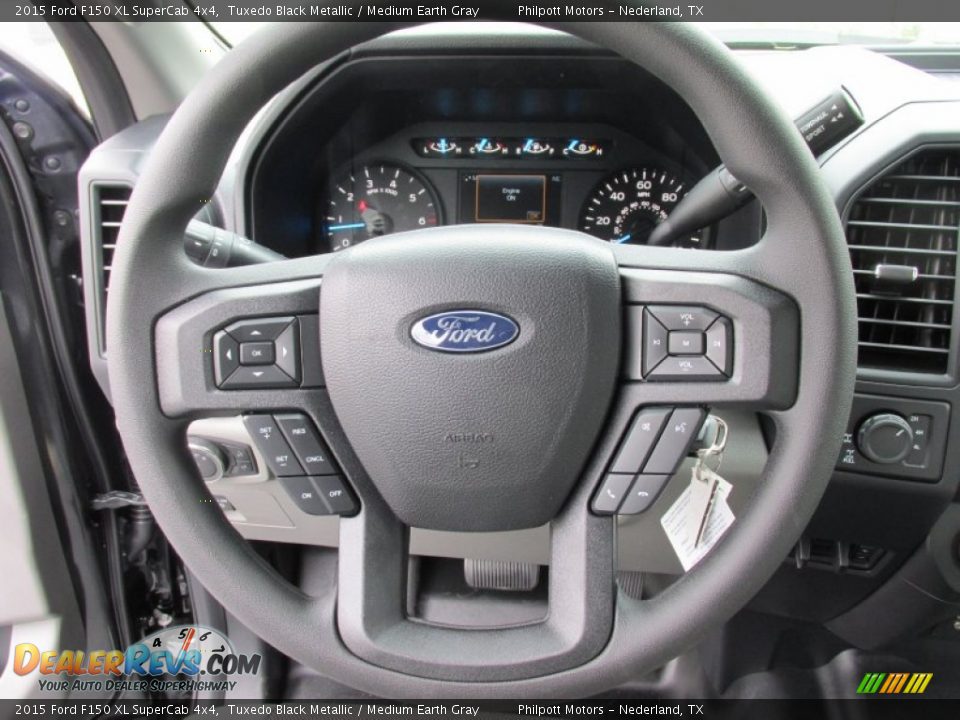 2015 Ford F150 XL SuperCab 4x4 Steering Wheel Photo #31