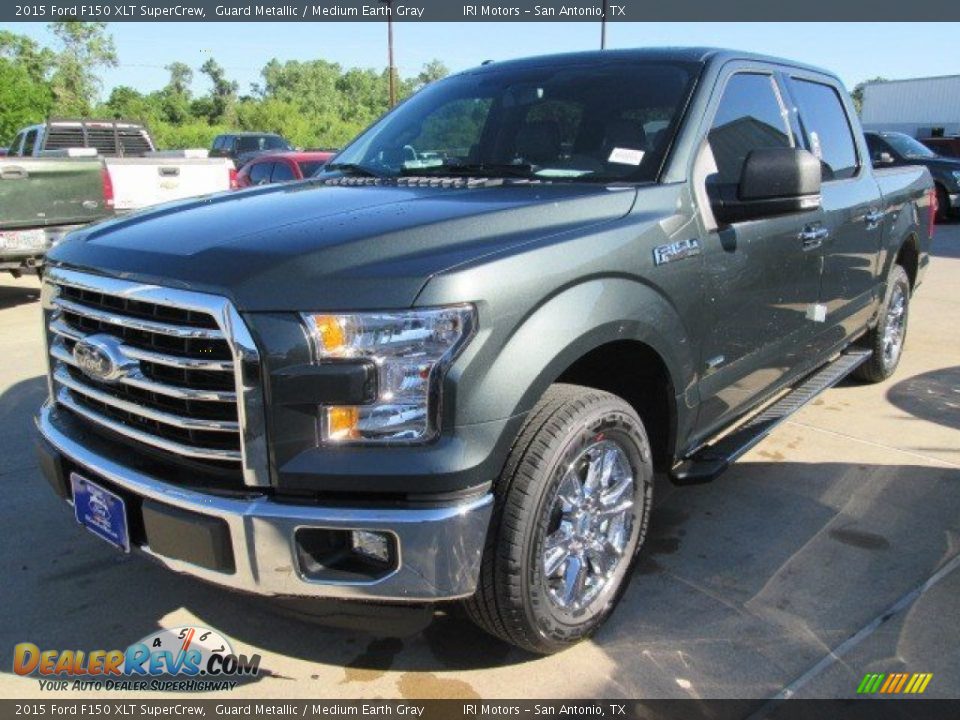 2015 Ford F150 XLT SuperCrew Guard Metallic / Medium Earth Gray Photo #10
