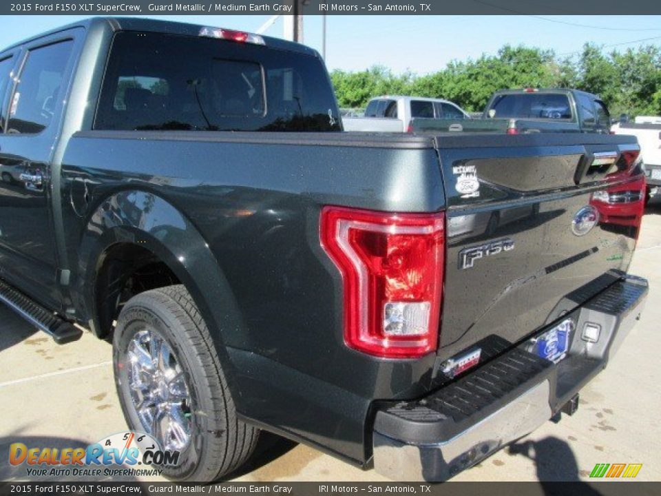 2015 Ford F150 XLT SuperCrew Guard Metallic / Medium Earth Gray Photo #16