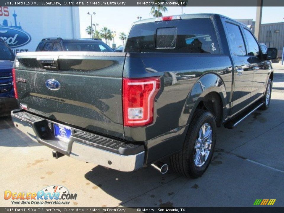 2015 Ford F150 XLT SuperCrew Guard Metallic / Medium Earth Gray Photo #20