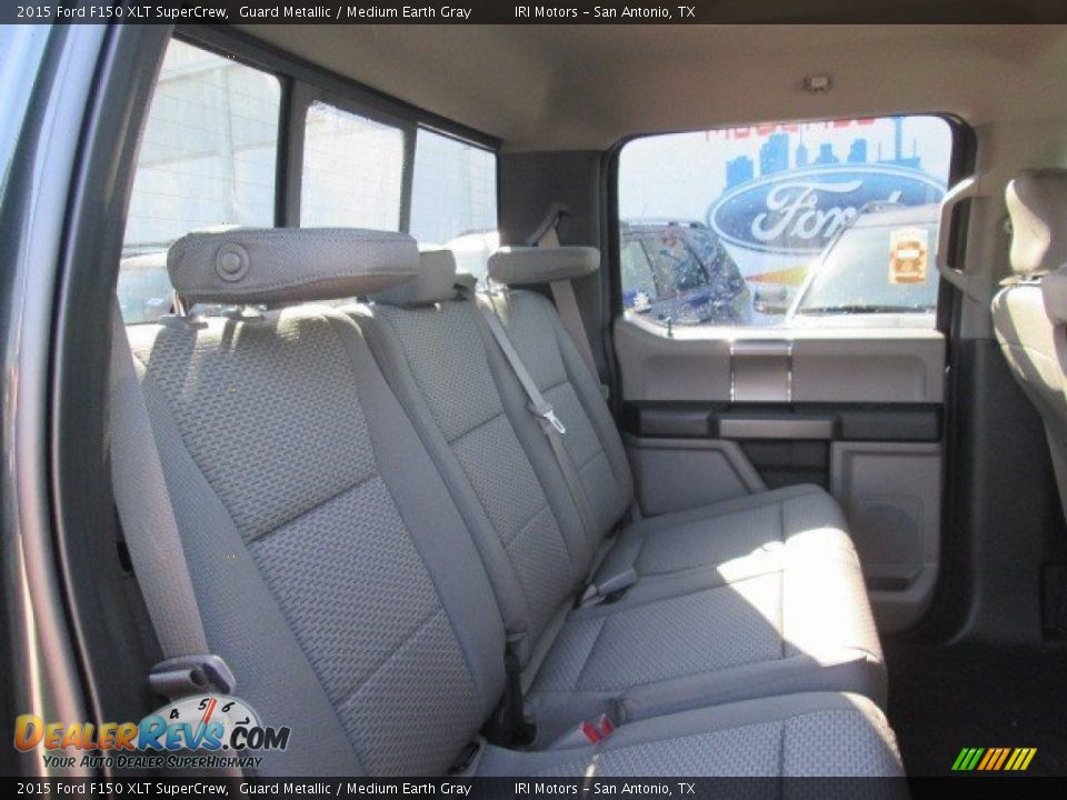 2015 Ford F150 XLT SuperCrew Guard Metallic / Medium Earth Gray Photo #22