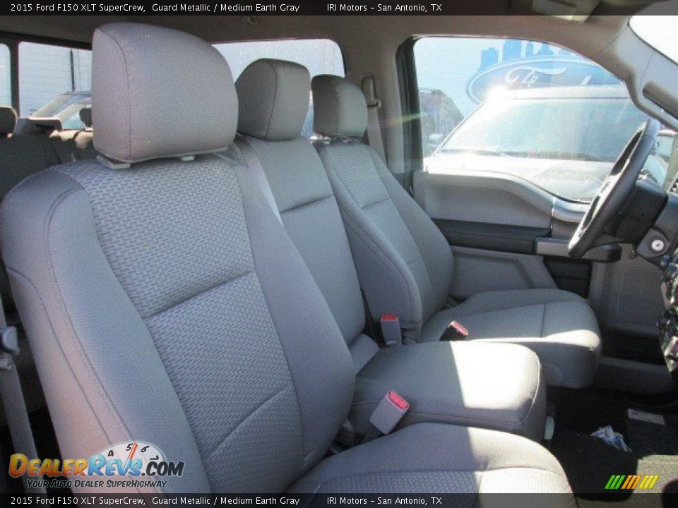 2015 Ford F150 XLT SuperCrew Guard Metallic / Medium Earth Gray Photo #28