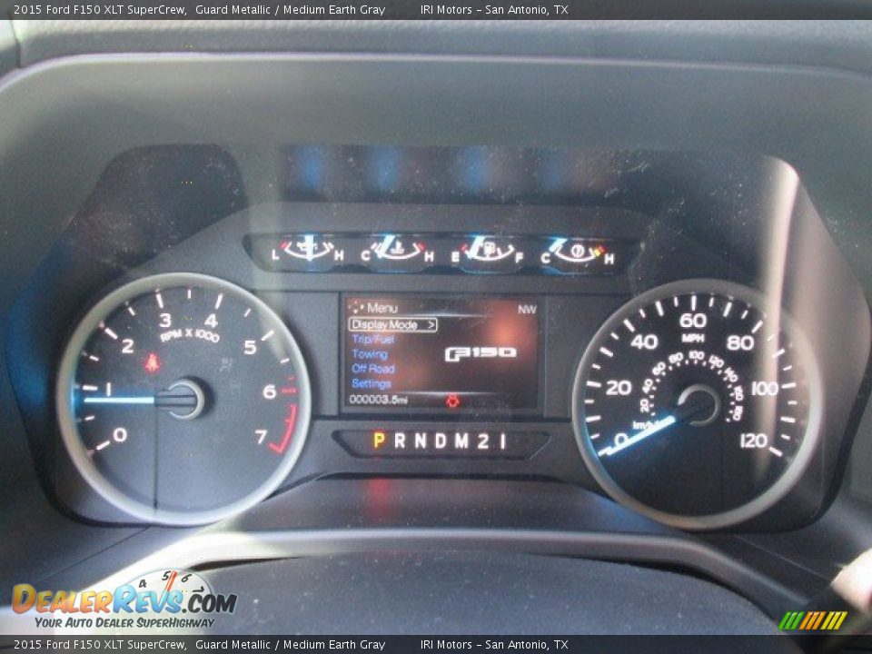 2015 Ford F150 XLT SuperCrew Guard Metallic / Medium Earth Gray Photo #36