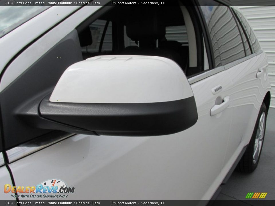 2014 Ford Edge Limited White Platinum / Charcoal Black Photo #12
