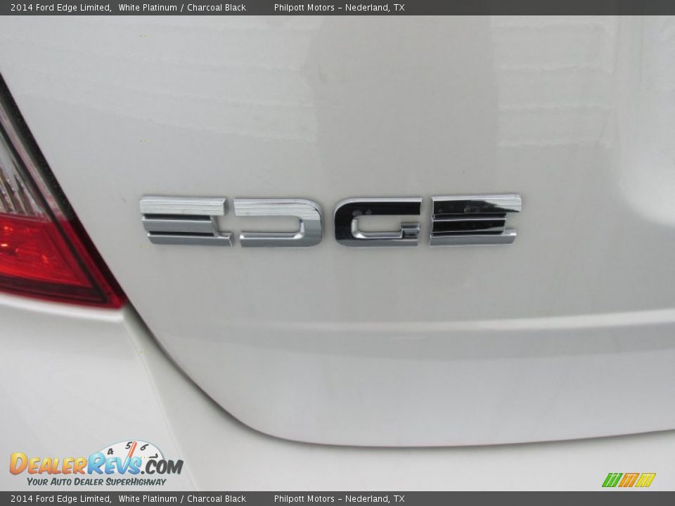 2014 Ford Edge Limited White Platinum / Charcoal Black Photo #14
