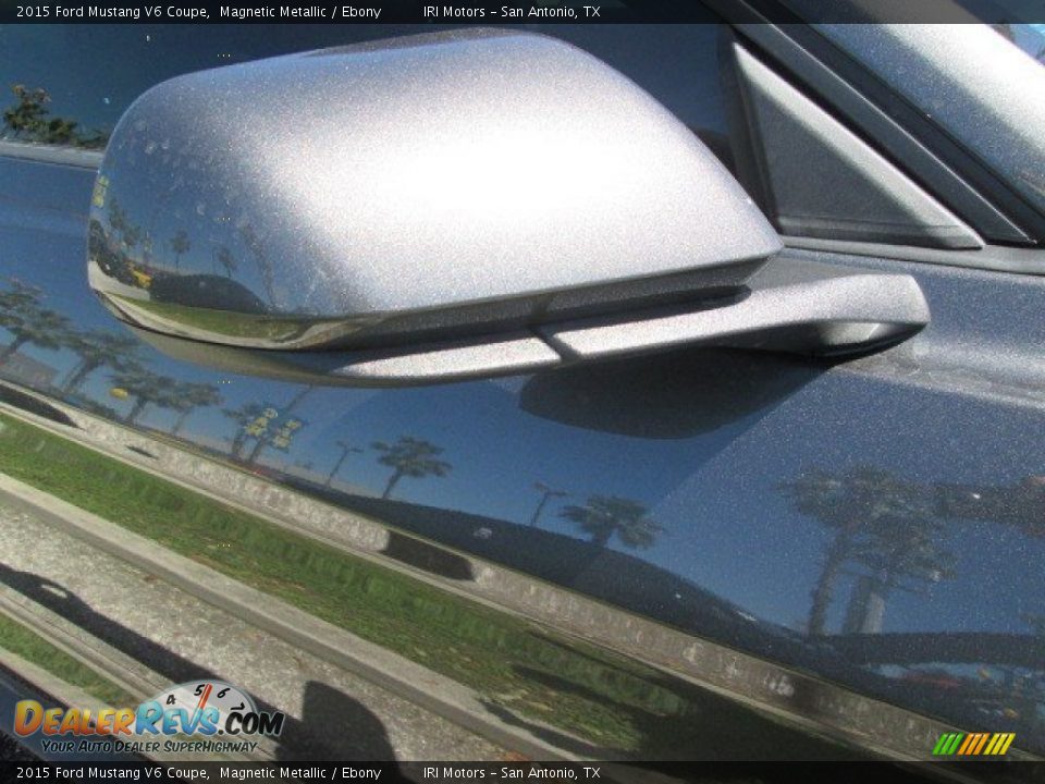 2015 Ford Mustang V6 Coupe Magnetic Metallic / Ebony Photo #3