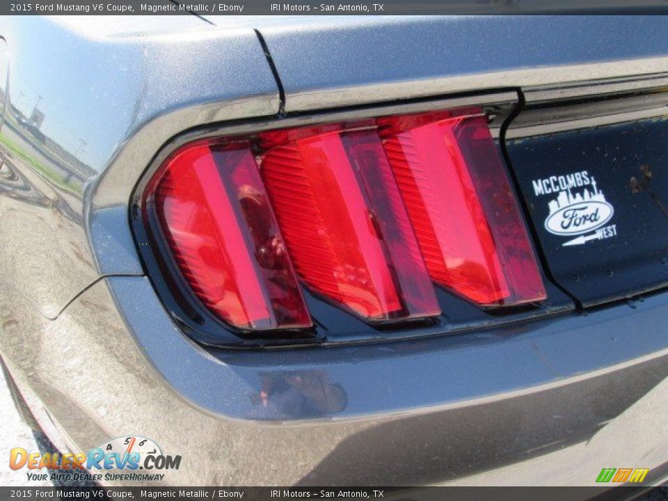 2015 Ford Mustang V6 Coupe Magnetic Metallic / Ebony Photo #7