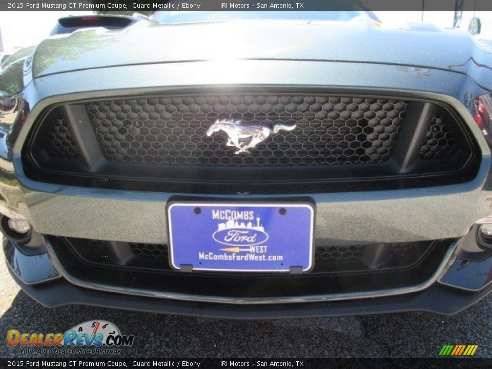 2015 Ford Mustang GT Premium Coupe Guard Metallic / Ebony Photo #8