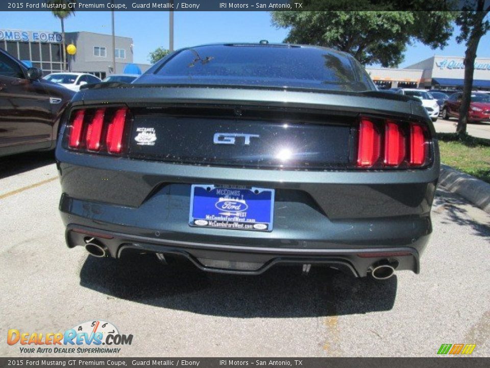2015 Ford Mustang GT Premium Coupe Guard Metallic / Ebony Photo #10