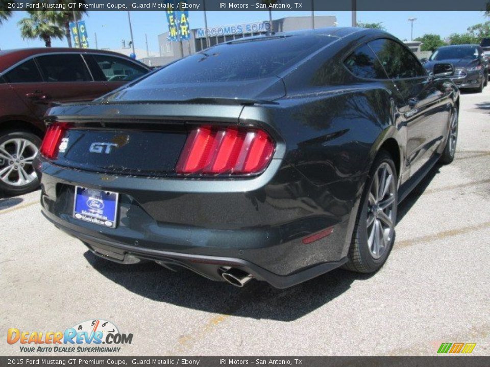 2015 Ford Mustang GT Premium Coupe Guard Metallic / Ebony Photo #11