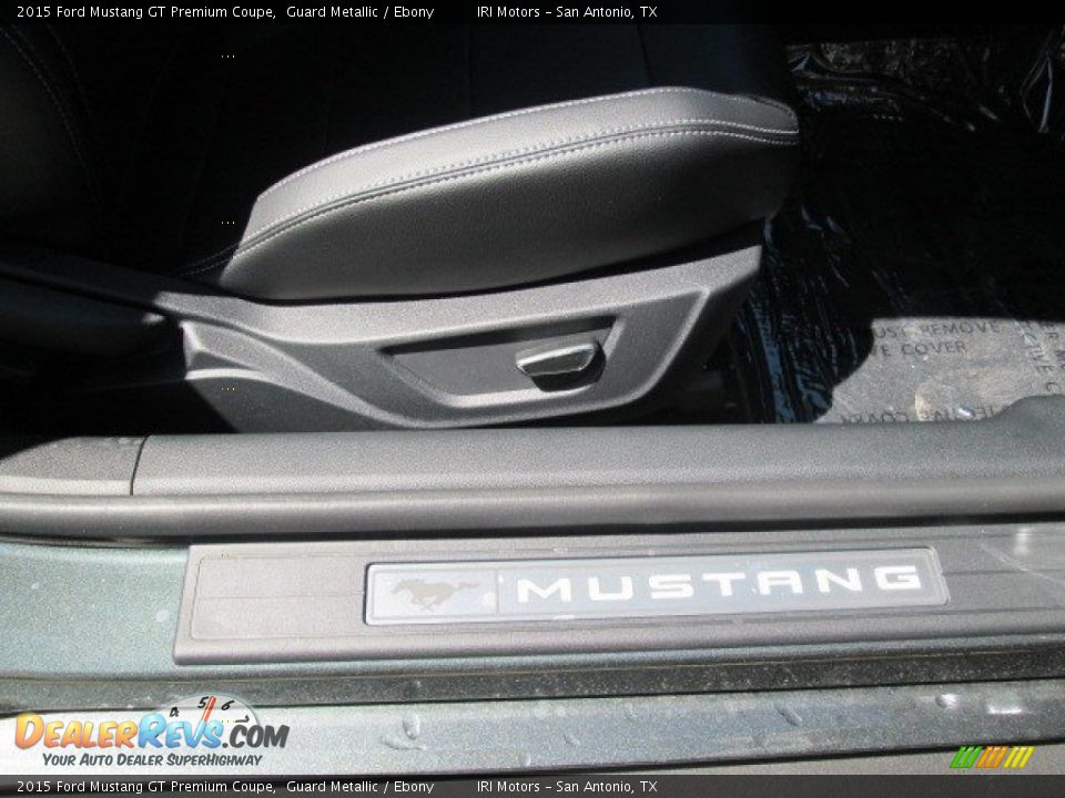 2015 Ford Mustang GT Premium Coupe Guard Metallic / Ebony Photo #15