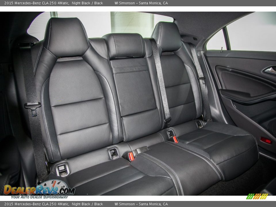 Rear Seat of 2015 Mercedes-Benz CLA 250 4Matic Photo #2