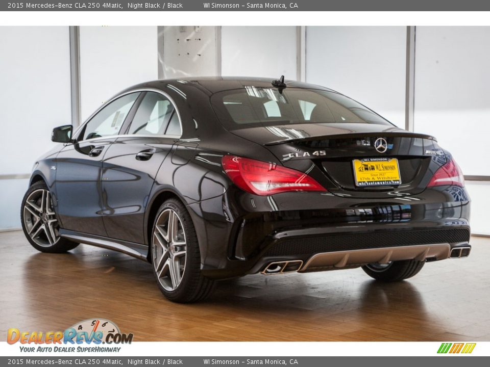 2015 Mercedes-Benz CLA 250 4Matic Night Black / Black Photo #3