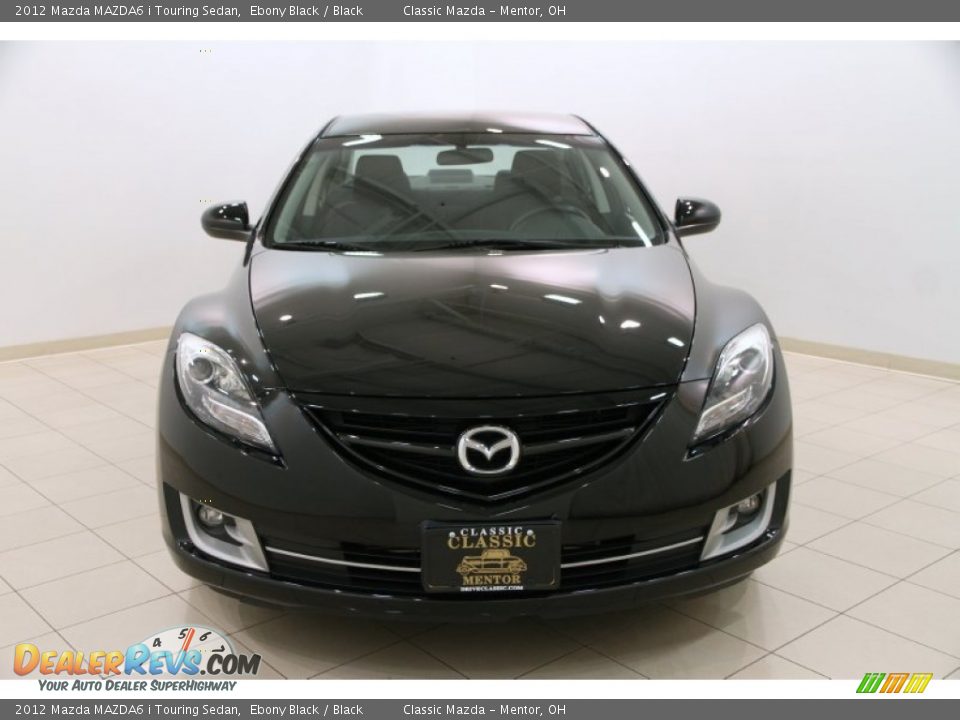 2012 Mazda MAZDA6 i Touring Sedan Ebony Black / Black Photo #2