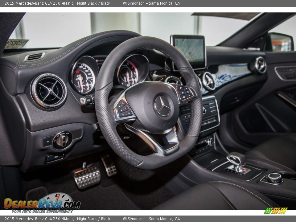 2015 Mercedes-Benz CLA 250 4Matic Night Black / Black Photo #6