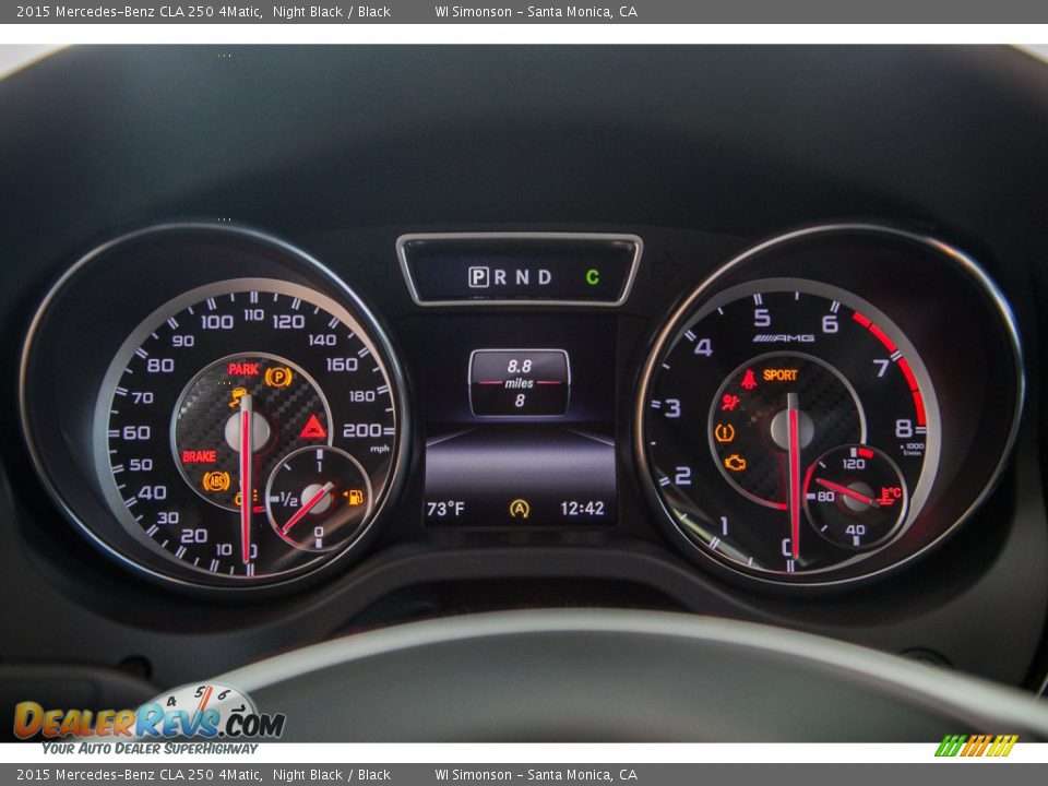 2015 Mercedes-Benz CLA 250 4Matic Gauges Photo #8