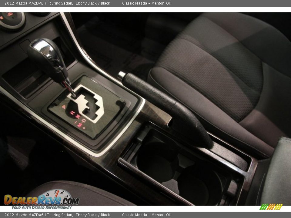 2012 Mazda MAZDA6 i Touring Sedan Ebony Black / Black Photo #12