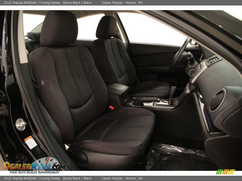 2012 Mazda MAZDA6 i Touring Sedan Ebony Black / Black Photo #13
