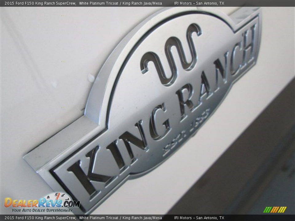 2015 Ford F150 King Ranch SuperCrew White Platinum Tricoat / King Ranch Java/Mesa Photo #5