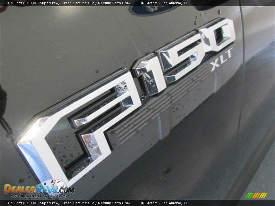 2015 Ford F150 XLT SuperCrew Green Gem Metallic / Medium Earth Gray Photo #4