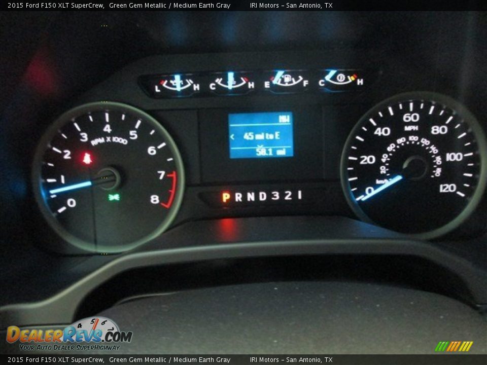 2015 Ford F150 XLT SuperCrew Green Gem Metallic / Medium Earth Gray Photo #17
