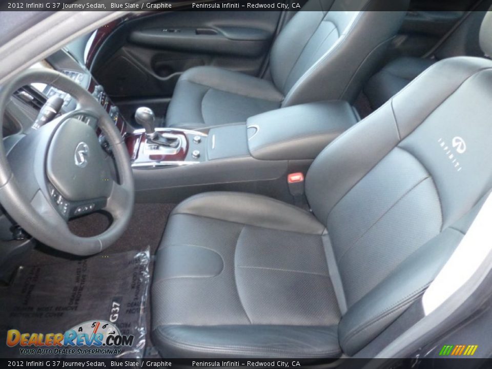 2012 Infiniti G 37 Journey Sedan Blue Slate / Graphite Photo #4