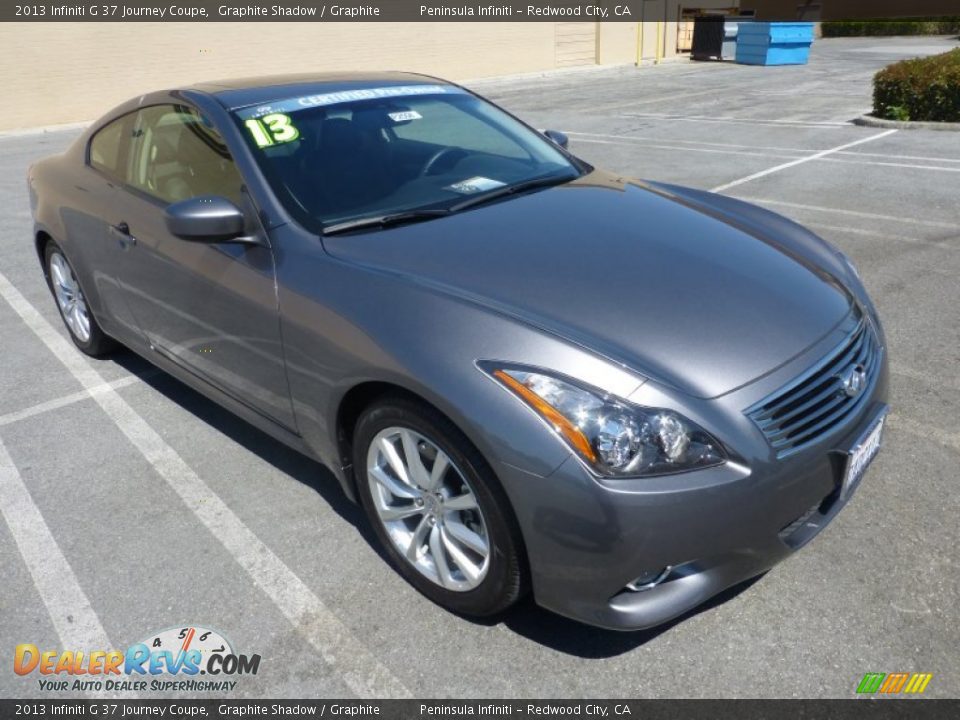 2013 Infiniti G 37 Journey Coupe Graphite Shadow / Graphite Photo #1
