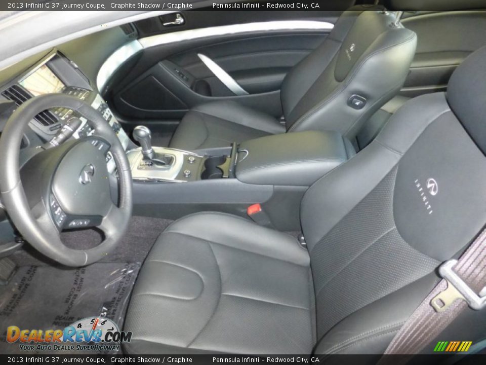 2013 Infiniti G 37 Journey Coupe Graphite Shadow / Graphite Photo #5