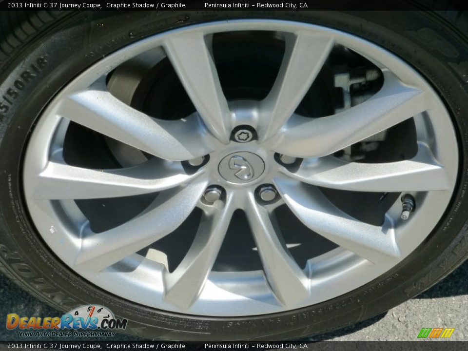 2013 Infiniti G 37 Journey Coupe Graphite Shadow / Graphite Photo #9