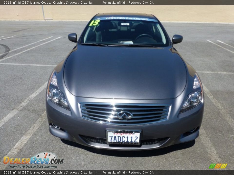 2013 Infiniti G 37 Journey Coupe Graphite Shadow / Graphite Photo #10