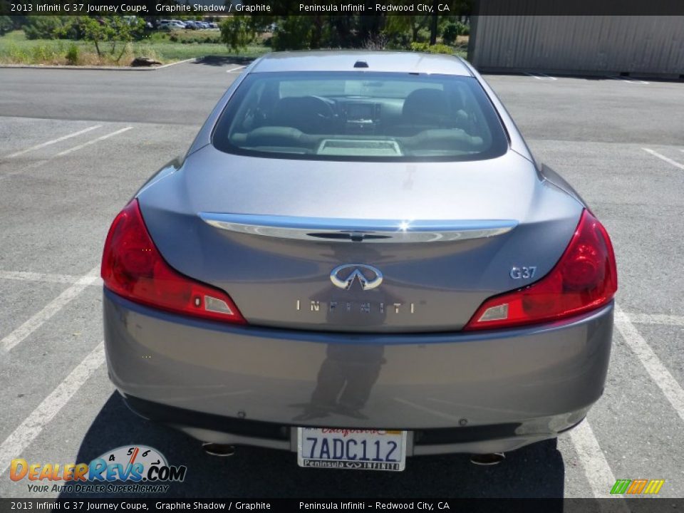 2013 Infiniti G 37 Journey Coupe Graphite Shadow / Graphite Photo #13