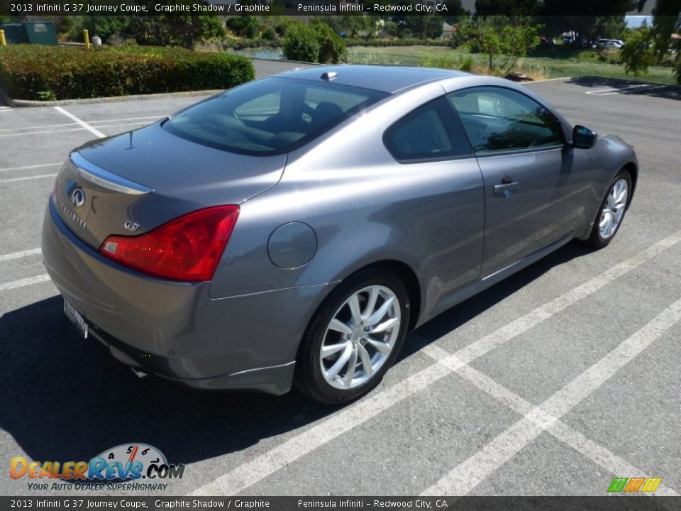 2013 Infiniti G 37 Journey Coupe Graphite Shadow / Graphite Photo #14